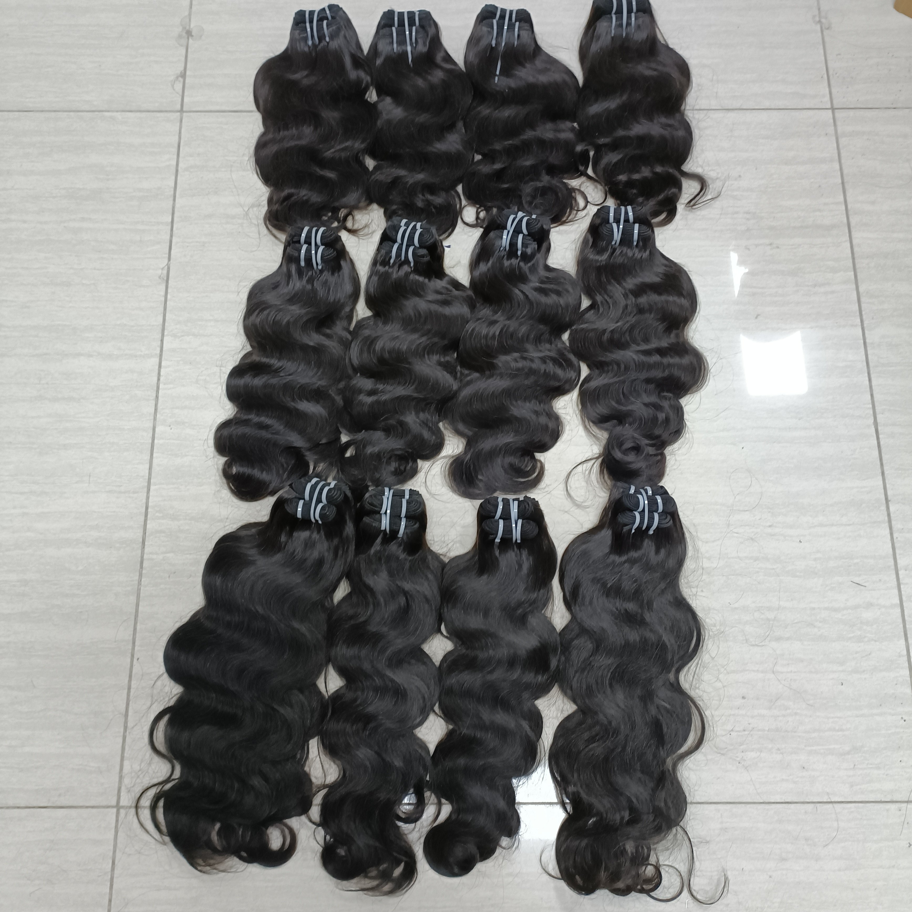 Letsfly Wholesale J Wave/Body Wave 100% Human Hair Bundles 20PCS 9A Grade Brazilian Virgin Human Hair Extensions For Black Women