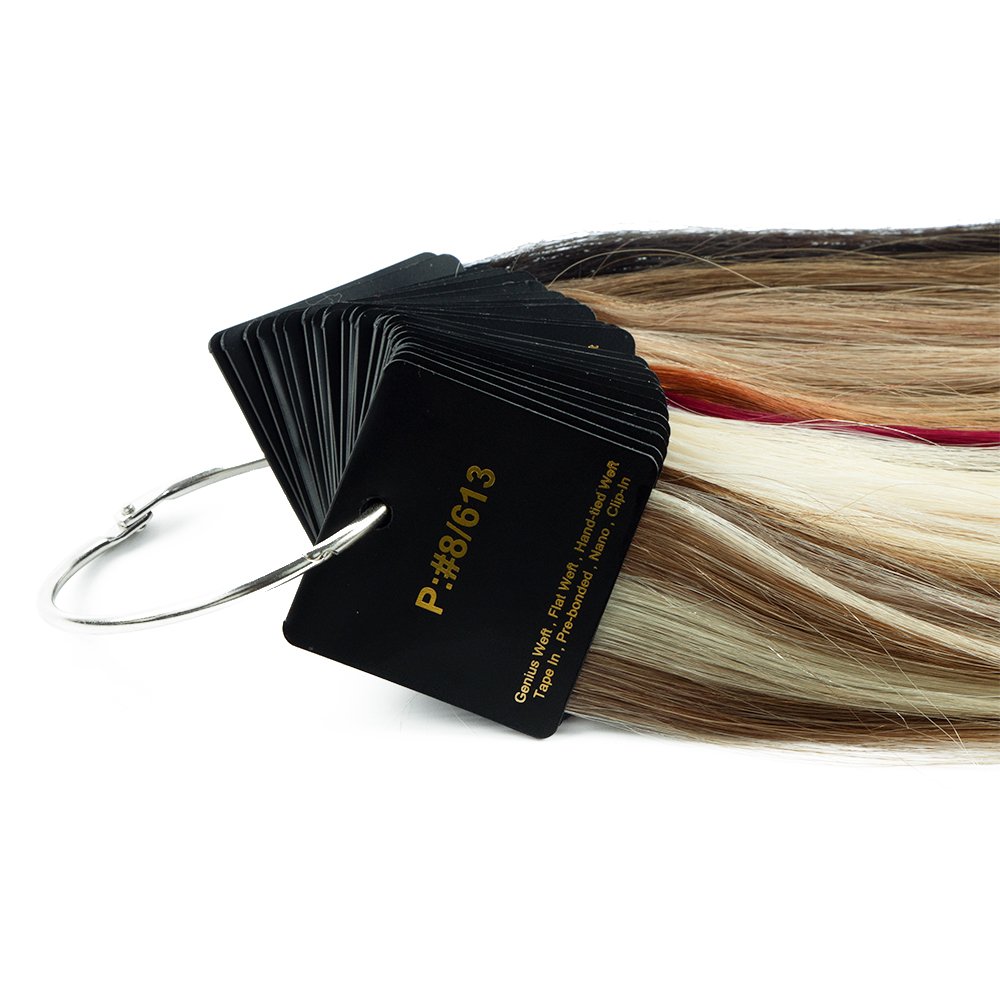 Hair Factory Color Swatches Human Hair Extension 15cm 20cm Customized Tape Hair Ring New Technology Lashes And Brows Extensions