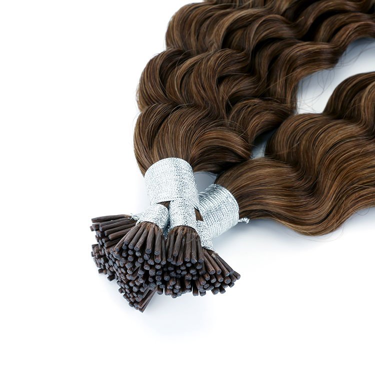 Luxury Grade 13a Curly I Tips, bodywave Natural Wave Itip Human Hair Extension