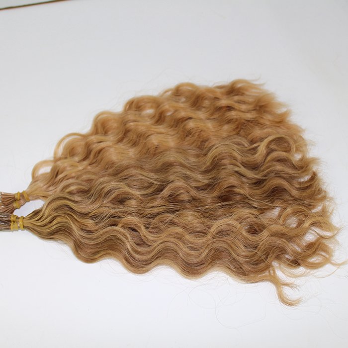 Luxury Grade 13a Curly I Tips, bodywave Natural Wave Itip Human Hair Extension