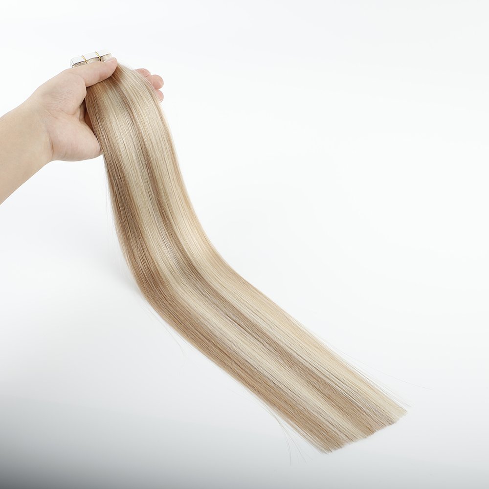 LeShine Wholesale tape Ins Hair FREE Russian Hair Skin Weft Extension Virgin 100% Remy Human European Acceptable Double Weft