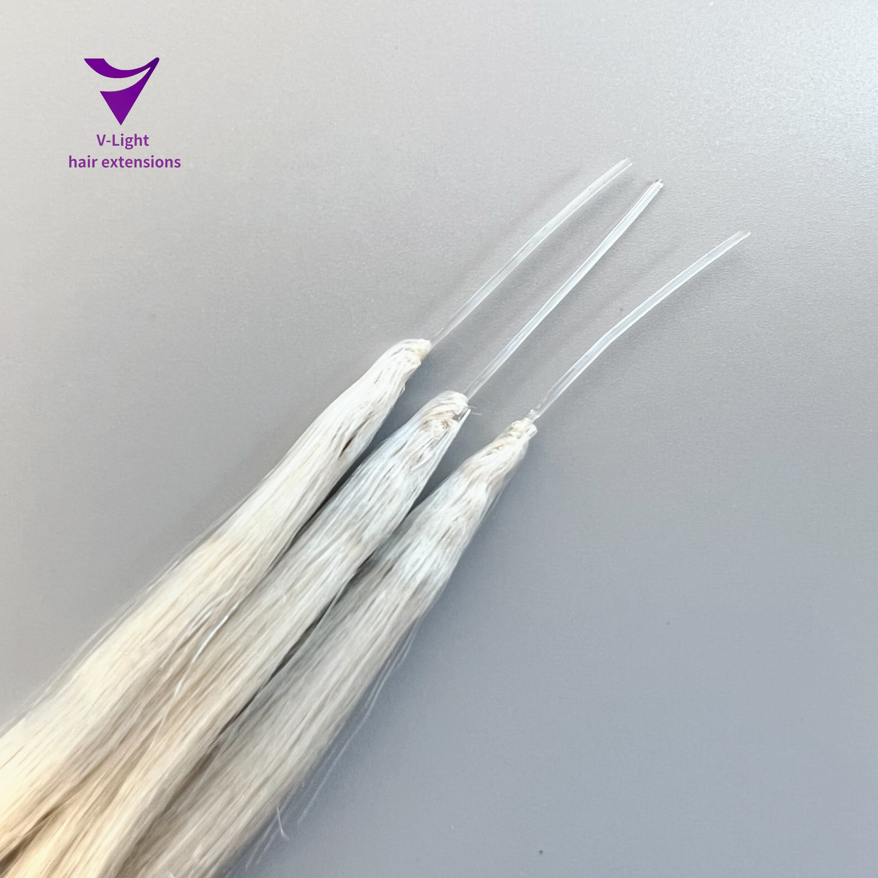 Feathering Hair Extensions Feather F Tips Hair Extensions Blonde New Customized 100% Virgin Human Chinese Hair 10days Reach