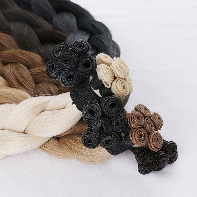 Hot Sale Luxury Russian Thin Invisible Seamless Genius Weft Human Hair Extensions Double Drawn