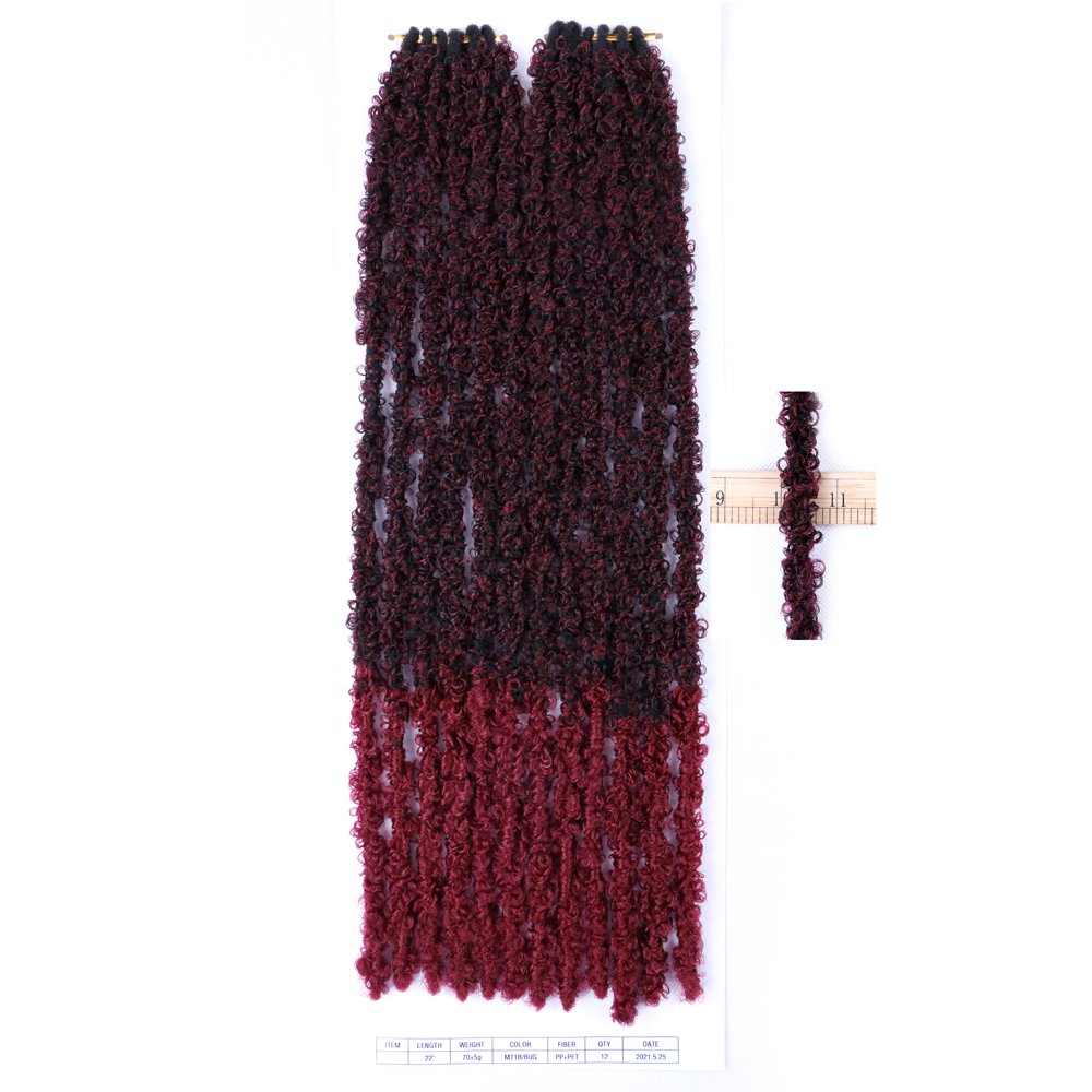distressed Locs Crochet Hair 24 Inch Soft Long Crochet new Butterfly Locs Pre-looped Faux Locs Crochet Hair for Black Women