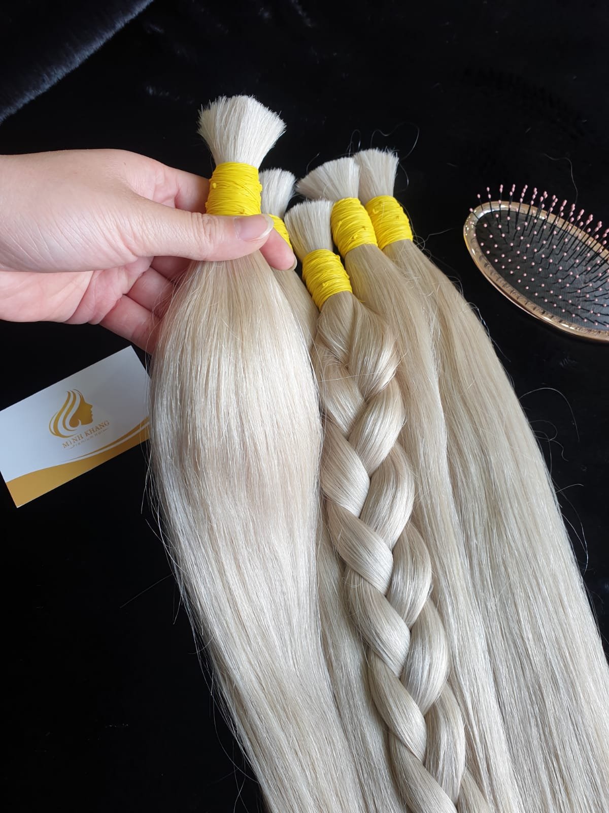 Human Hair Extensions Hair Extensions Light color Human Vietnamese hair extensions with wholesale price