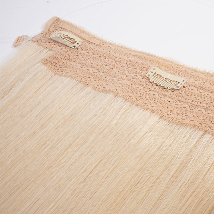 Virgin Keratin halo Human Hair Extension Wholesale Double Drawn Italian Prebonded halo hair extensions