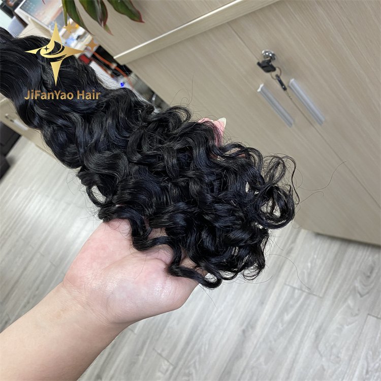 Hot sale Wholesale Full Bulk Human Hair For Braiding Water wave Braiding Hair No Weft Human Hair Extensions