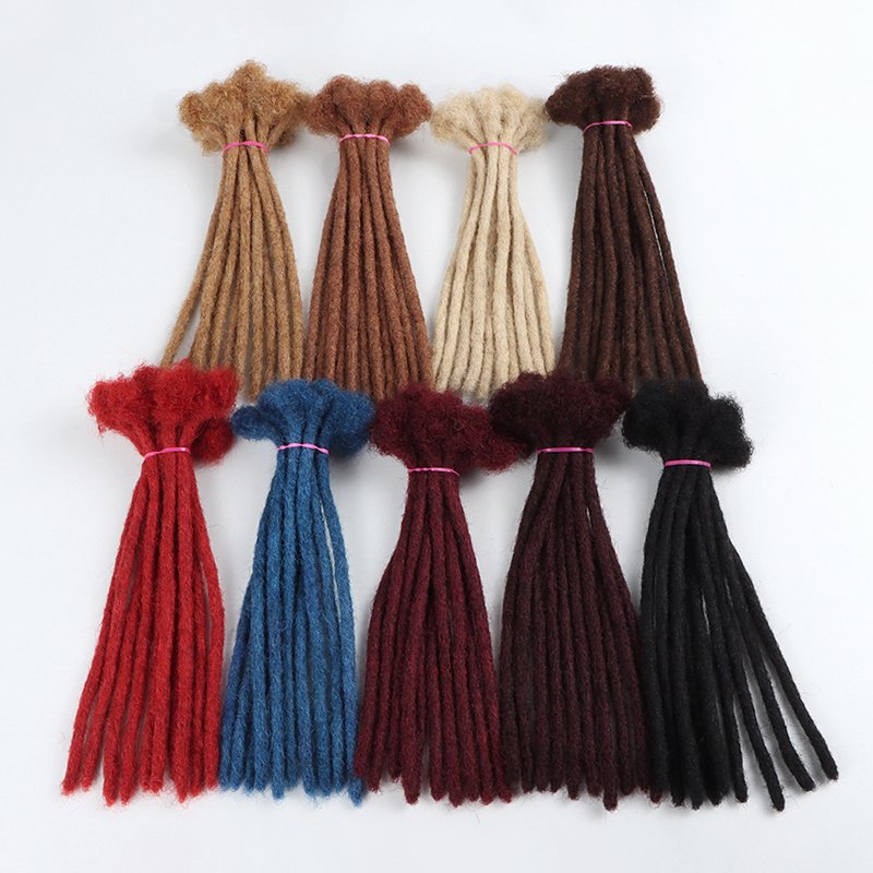 Vastdreads 0.2cm 0.4cm 0.6cm 0.8cm human dreadlocks extensions blonde locs faux microlocs hair extensions loc extensions