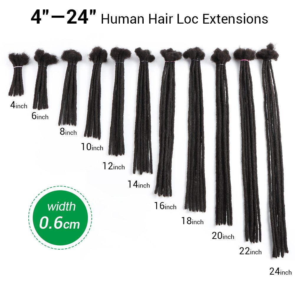 Vastdreads 0.2cm 0.4cm 0.6cm 0.8cm human dreadlocks extensions blonde locs faux microlocs hair extensions loc extensions