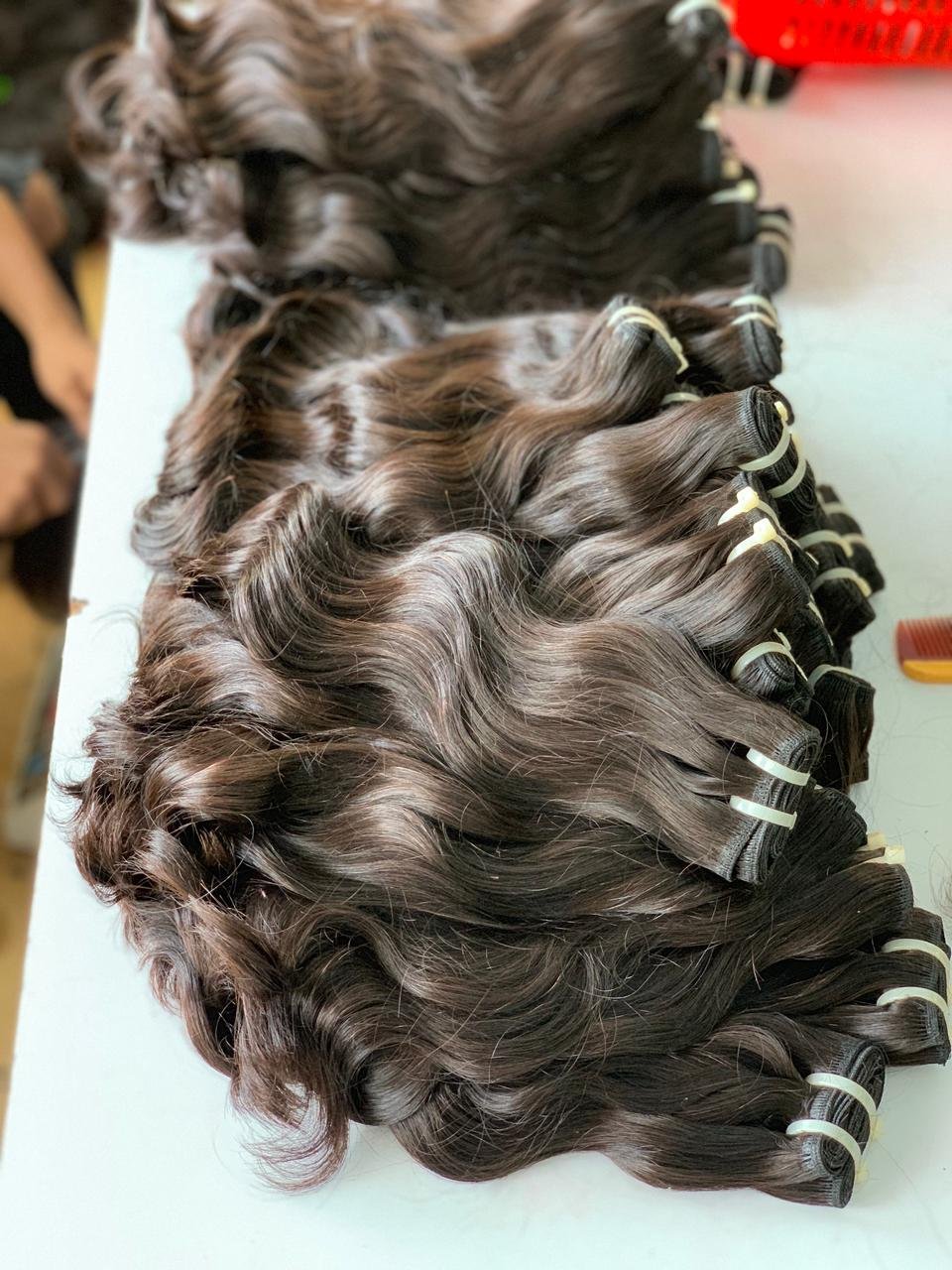 100% Human Hair Extensions Cheap Raw Indian Remy Natural Virgin Indian Hair Bundle Unprocessed Wave Style Tape Hair Vendors