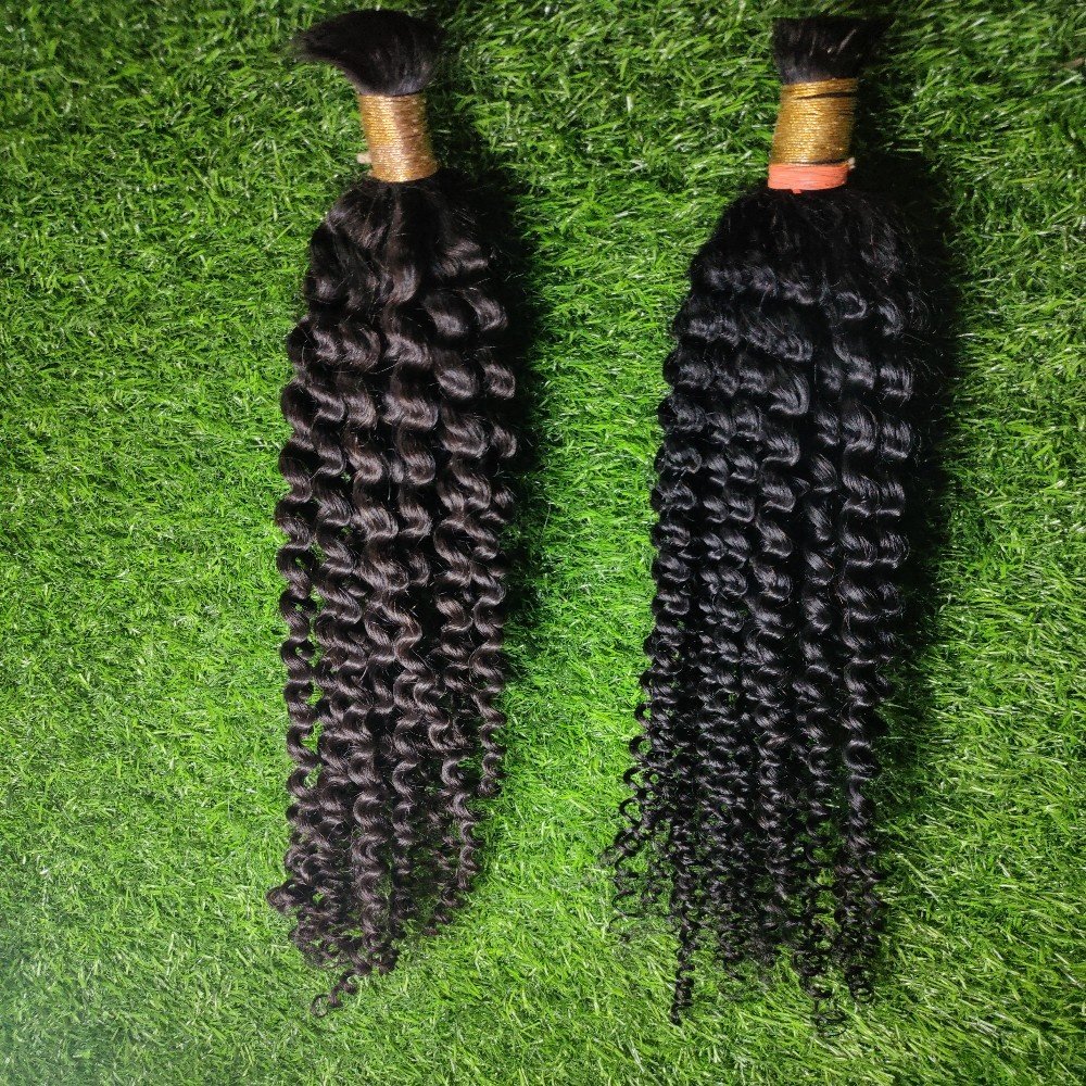 Wholesale Virgin Bulk Indian Kinky Curly Human Hair Extensions for Black Women Raw Steam Wigs Ready to Ship