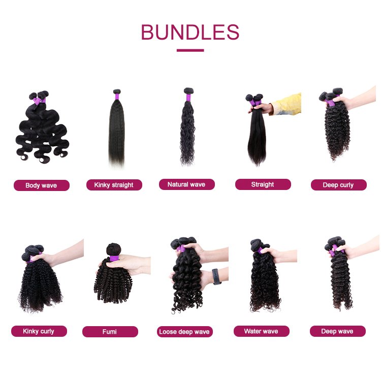 FH Raw Unprocessed Hair Vendors brazilian Virgin Human Hair Bundle Deep Wave Cuticle Aligned Hair Bundle