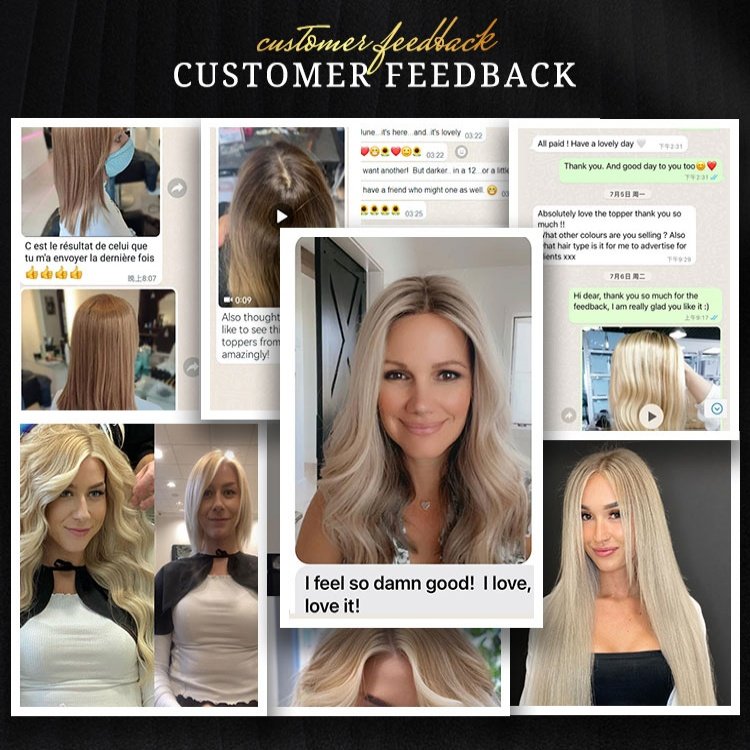 Human Hair Extensions Light Color Genius Weft Skin Double Human Dark Brown