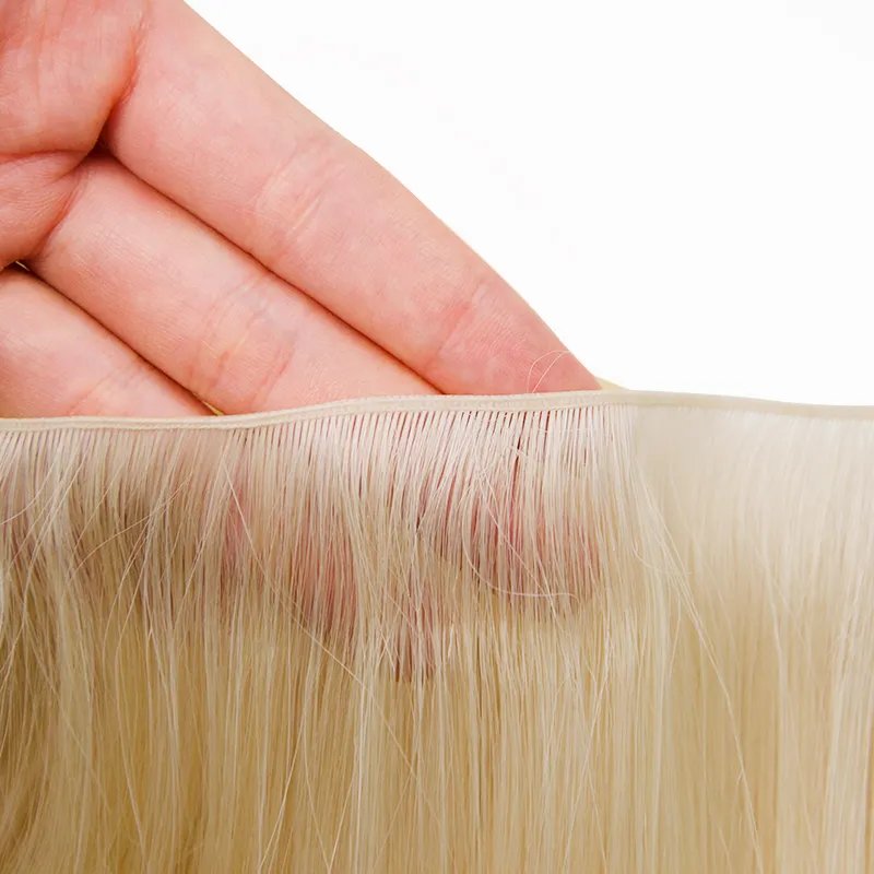 brazilian cuticle aligned genius weft human hair extensions vendor. one donor remy human hair genius weft hair extensions