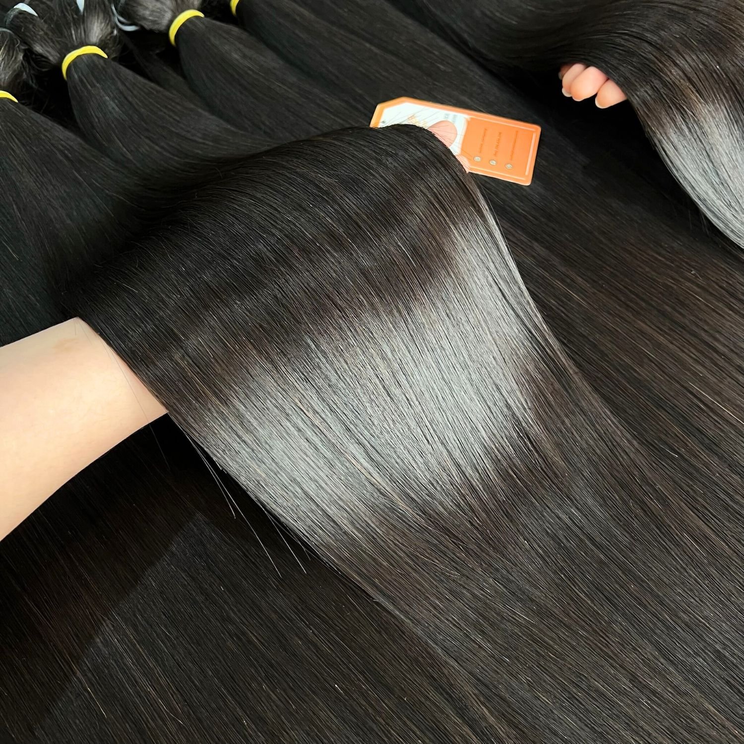 Super Double Drawn Vietnamese Virgin Human Hair 12A Grade Bone Straight Vietnam Human Hair Extension, Bundle Raw Vietnamese Hair