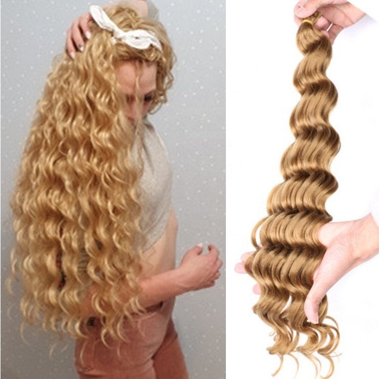 20 inch Water Wave Braiding Hair Crochet Braid Extensions Ombre Ocean Wave Crochet Hair Synthetic deep wave Hair