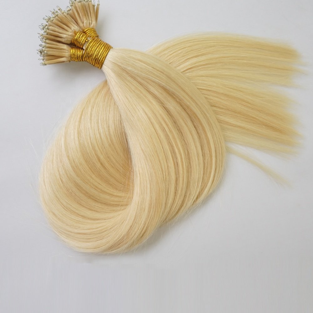 Wholesale 18 inches 1g/s 50s pre-bonded nano tip hair extension Double Drawn Nano Ring/nano Link Human Hair Extensions