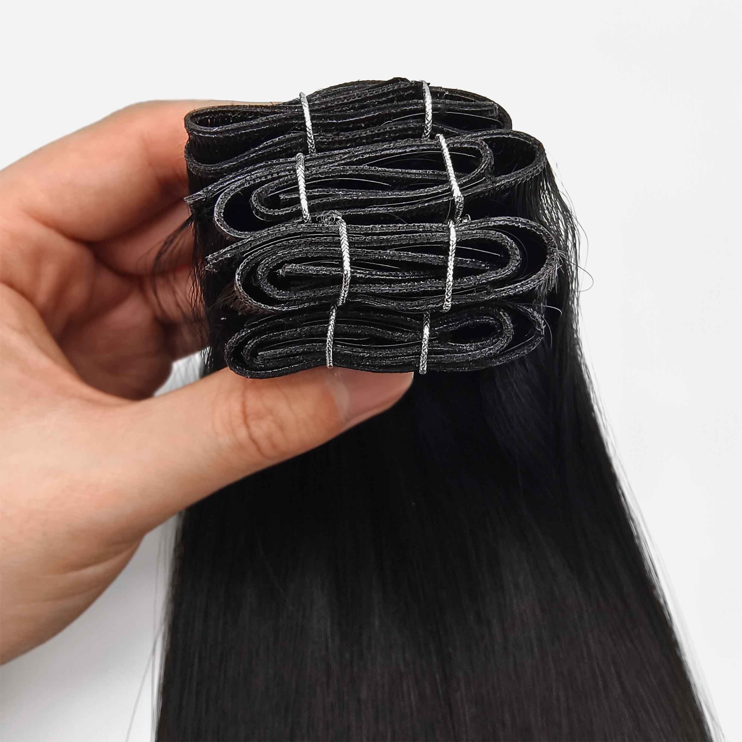 Fasimei 2024 New Products Wholesale Volume Genius Wefts cuticle intact Russian human hair extensions