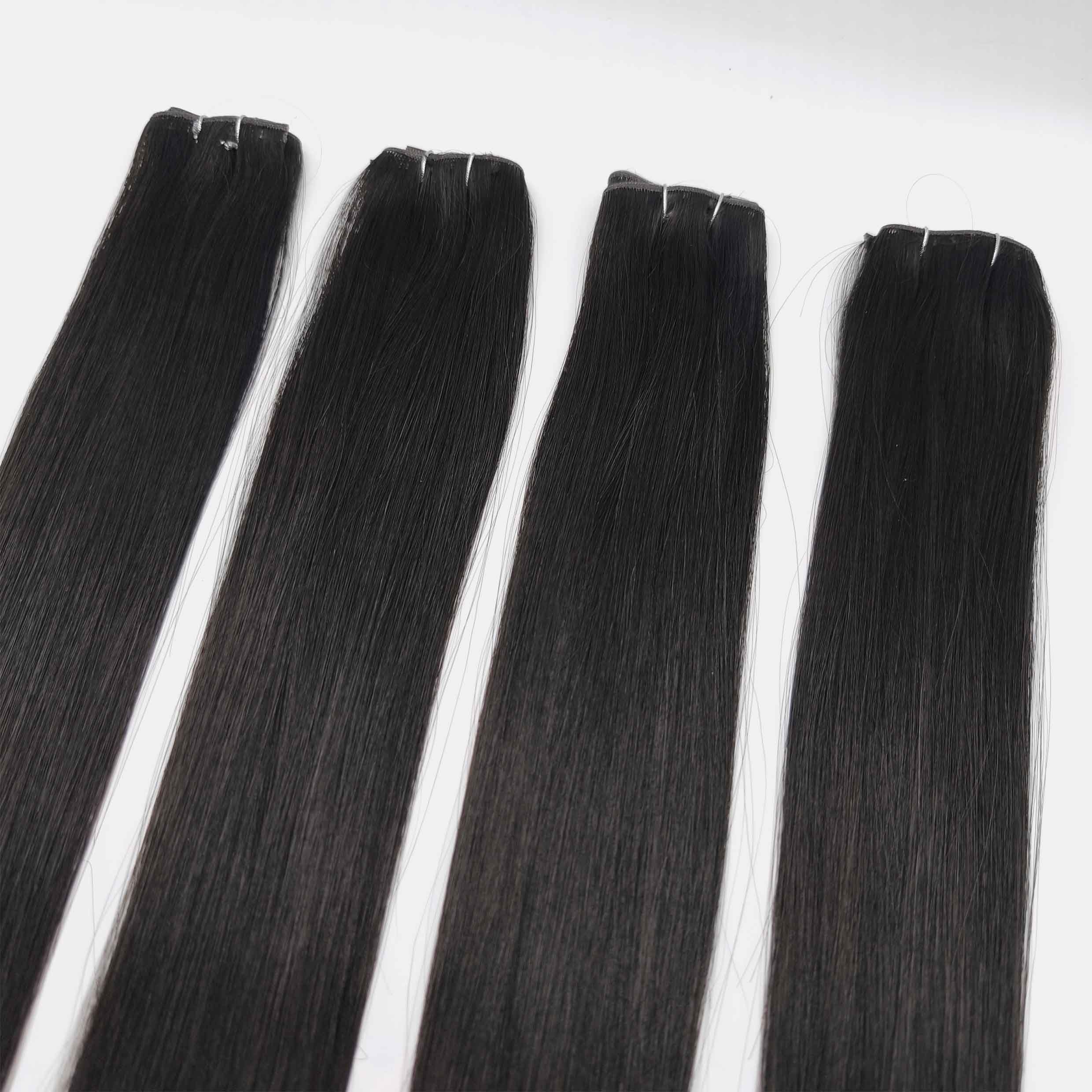 Fasimei 2024 New Products Wholesale Volume Genius Wefts cuticle intact Russian human hair extensions