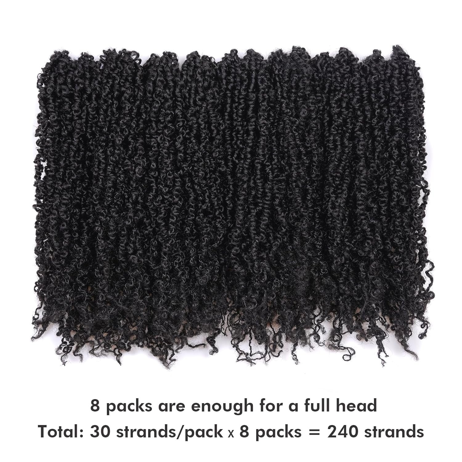 Yanky Twist Crochet Hair Pre Looped Mini Twist Micro Yaki Twist Synthetic Curly Crochet Hair Extensions For Black Women