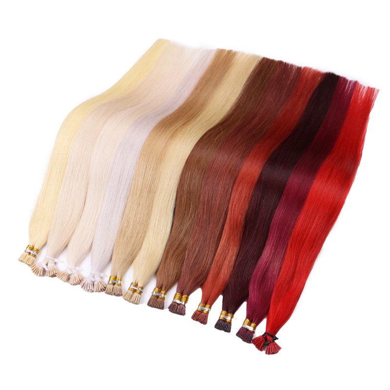 XUHCNAG HARMONY 16 18 20 22inch 0.8g 1g Premium Quality 100% Cuticle Correct Virgin Remy Keratin I tip Human Hair Extensions