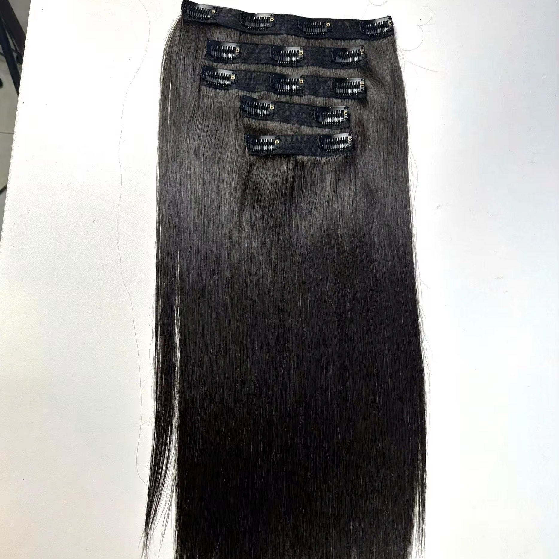 Cheap Price 100% Virgin Raw Clip-in Vietnamese Seamless Human Hair Extension