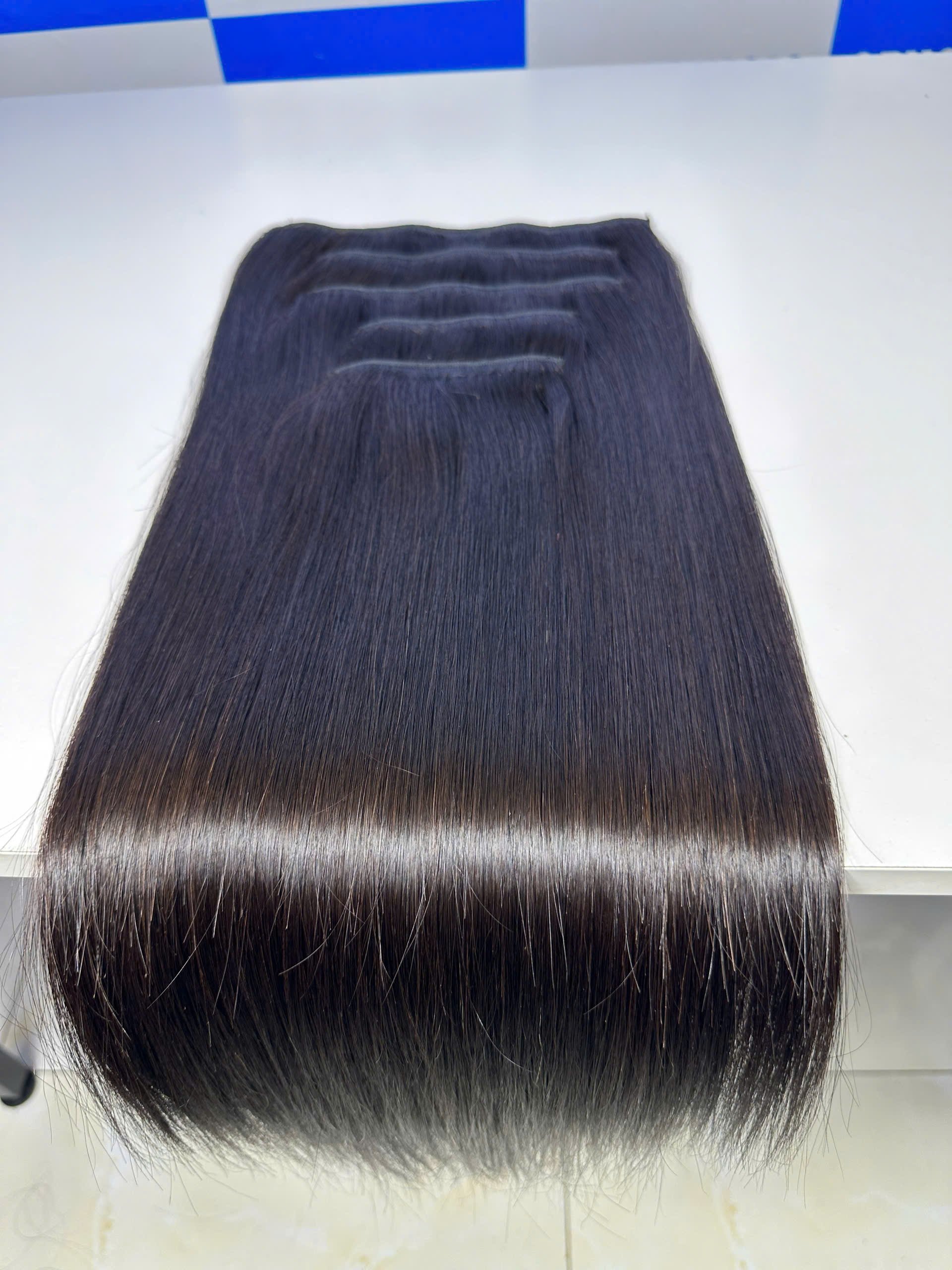 Cheap Price 100% Virgin Raw Clip-in Vietnamese Seamless Human Hair Extension