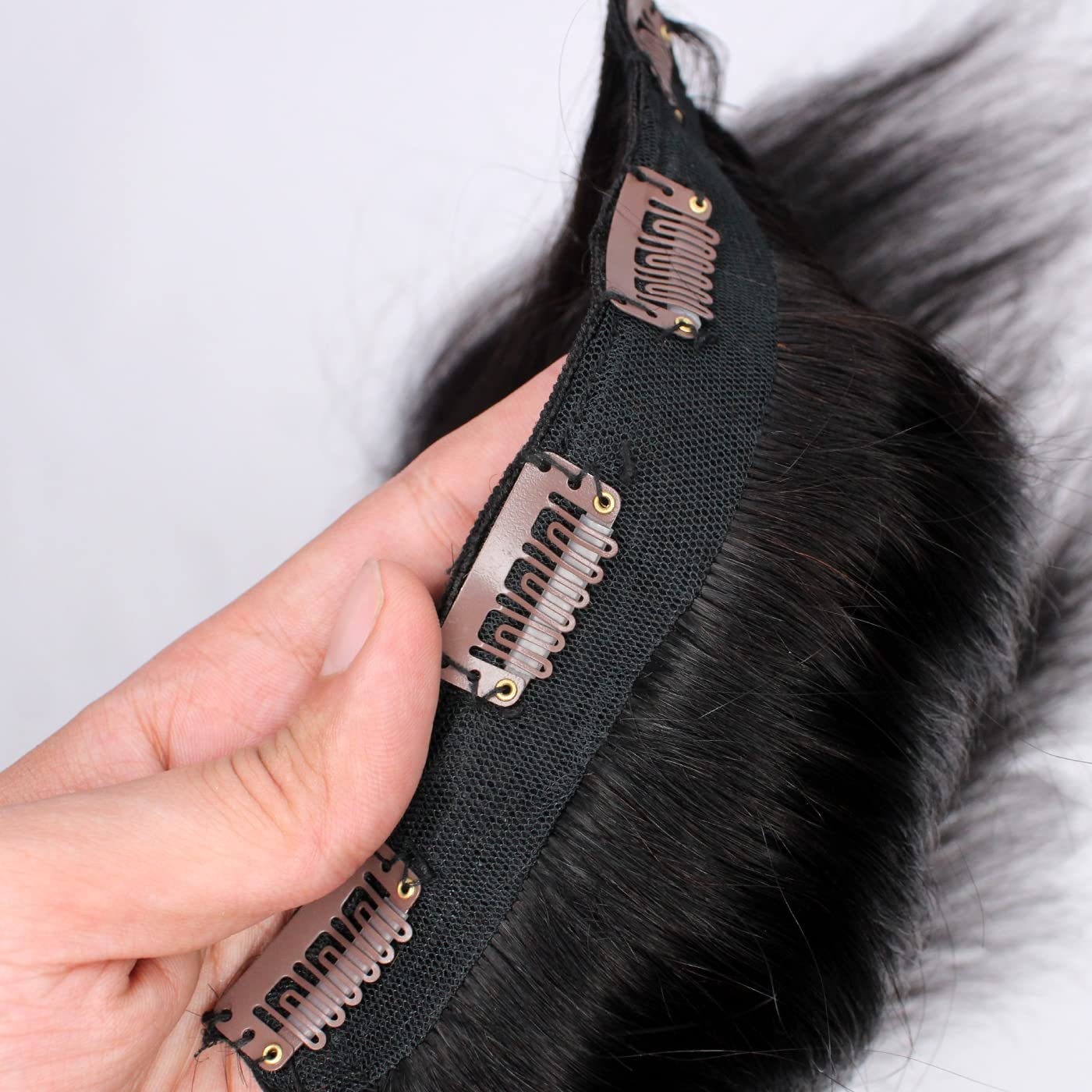 Seamless Beauty Curly Hair Extensions Pure and Unprocessed Human Hair Weft Machine Double Weft for Instant Length Volume