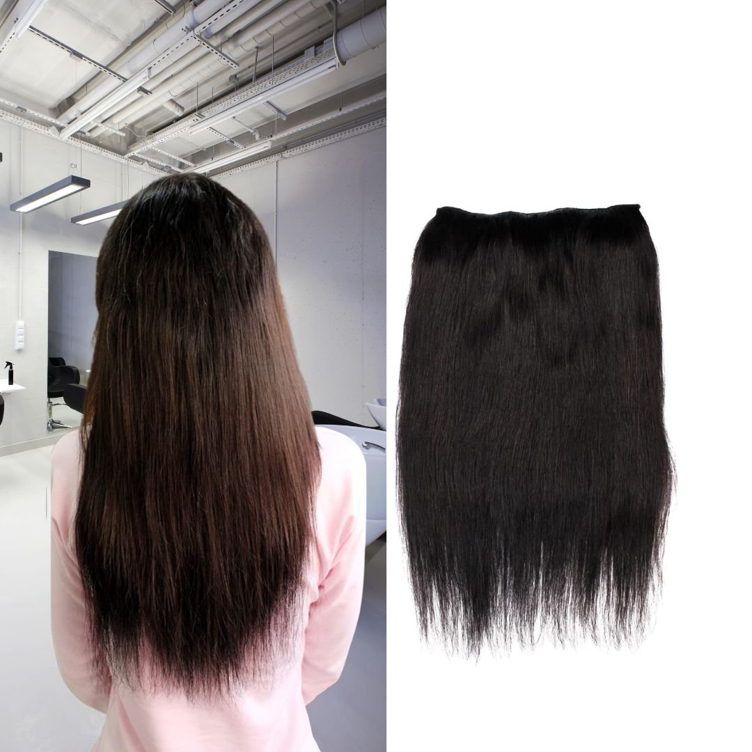 Seamless Beauty Curly Hair Extensions Pure and Unprocessed Human Hair Weft Machine Double Weft for Instant Length Volume