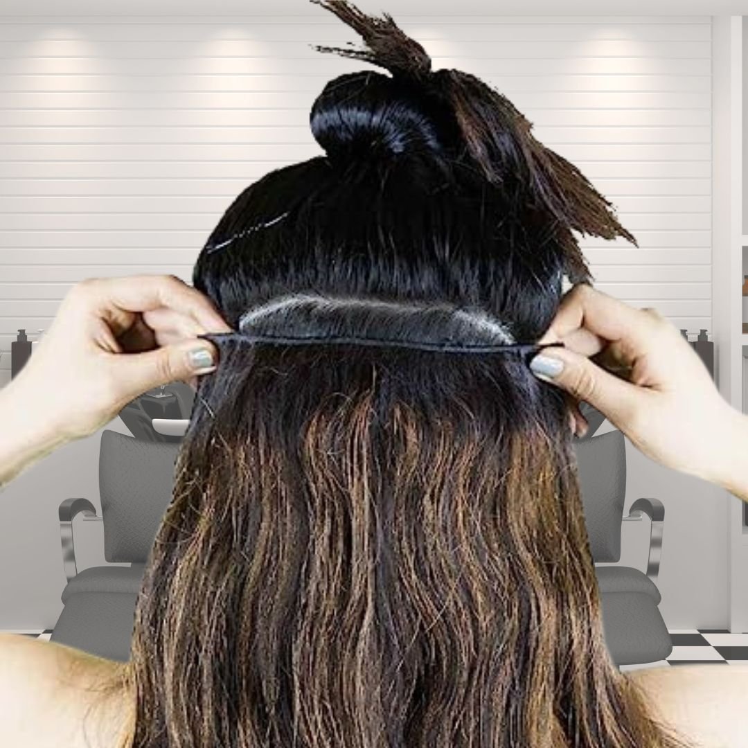 Seamless Beauty Curly Hair Extensions Pure and Unprocessed Human Hair Weft Machine Double Weft for Instant Length Volume