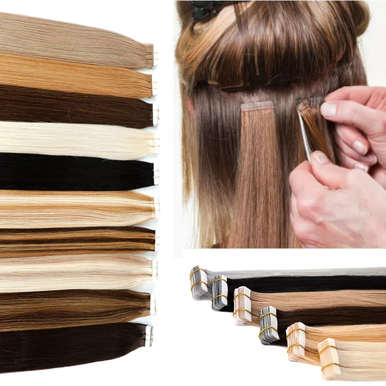 High Quality Nail Hair Extention u Tip Human Hair Extention Sale 100% Keratin Pre Bonded Peruvian Human Hair Extension