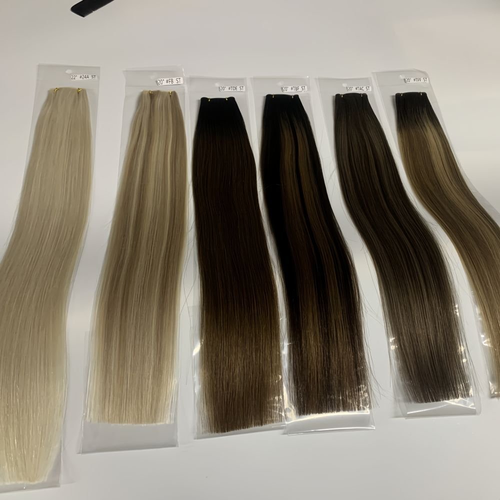 Brazilian Hair Bundles Vendors 9A-10A Hand Tied Weft Human Hair Extensions Raw Vietnamese Hair