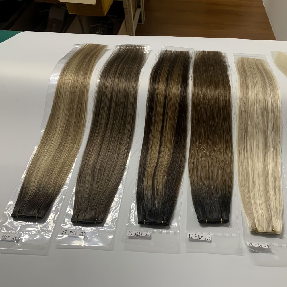 Brazilian Hair Bundles Vendors 9A-10A Hand Tied Weft Human Hair Extensions Raw Vietnamese Hair