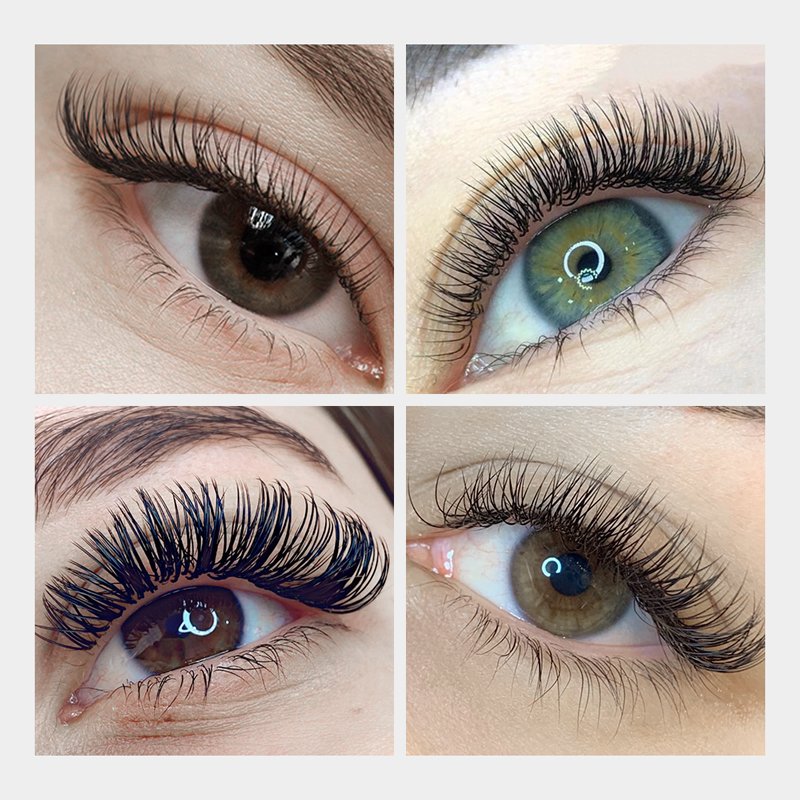 Yelix Wholesale D Curl Premium Silk Ellipse Flat Lash Trays Cilios Yelix Ellipse Eyelashes Extension Individual