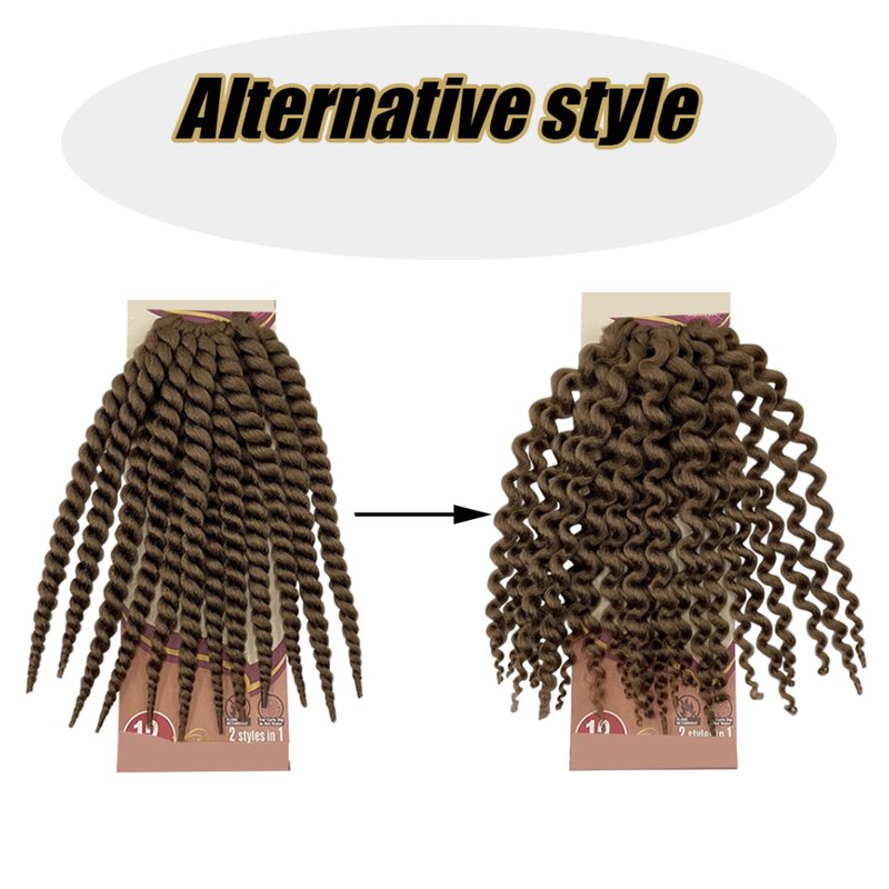 kids stylish braiding hairstyle 12inch jumbo senegalese twist crochet braids curly hair for kids braid extention