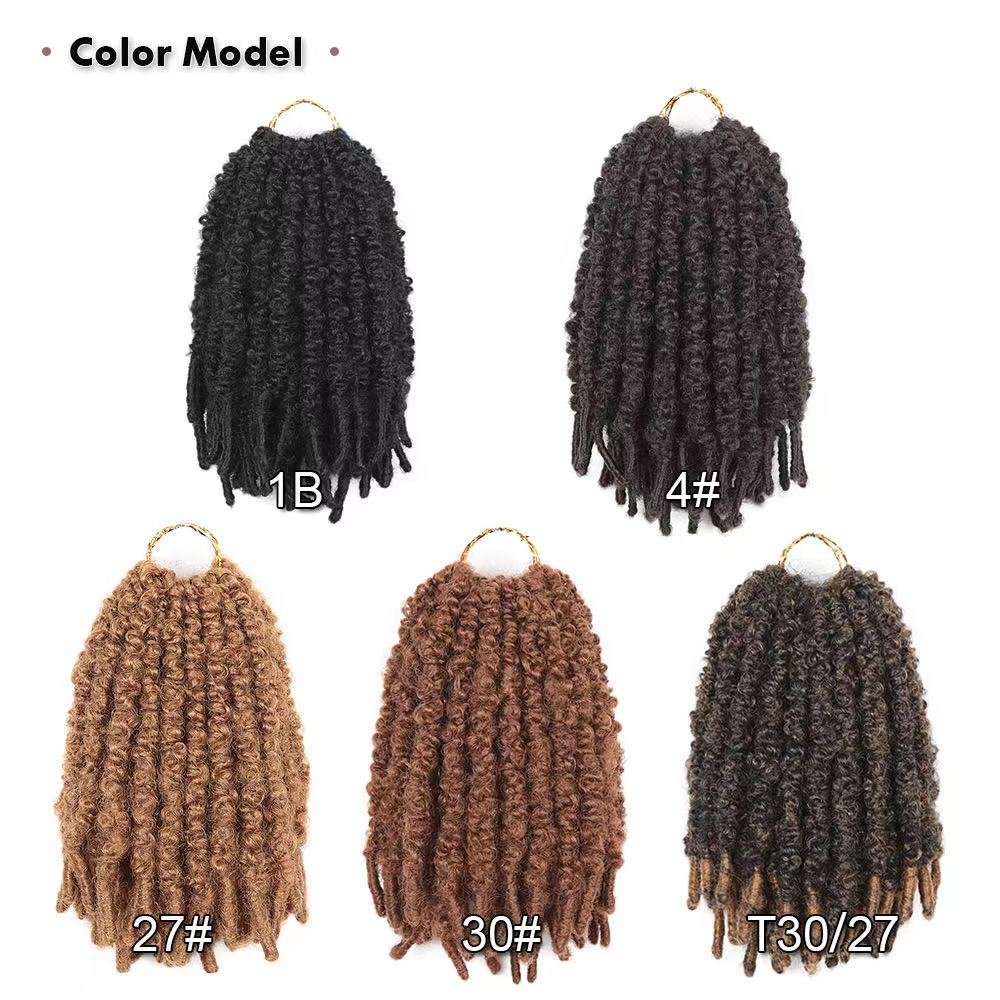 Bob dread locs 10inch length faux locs crochet hair