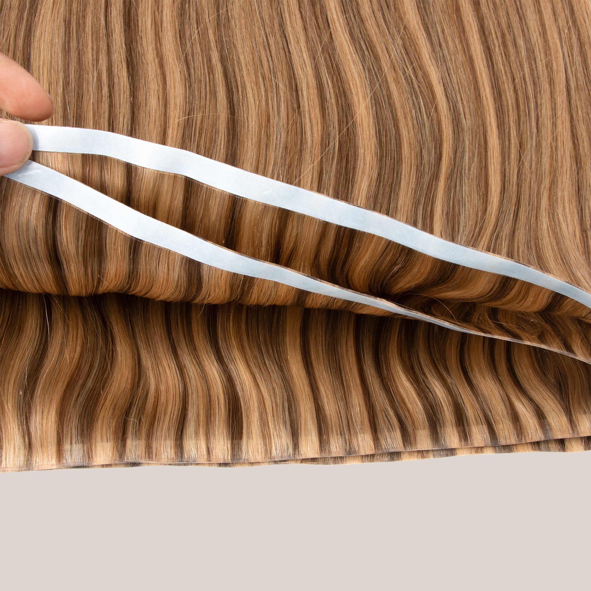 Long Tape Weft Hair Extension Double Drawn 13A Invisible Tape in Human Hair Extension
