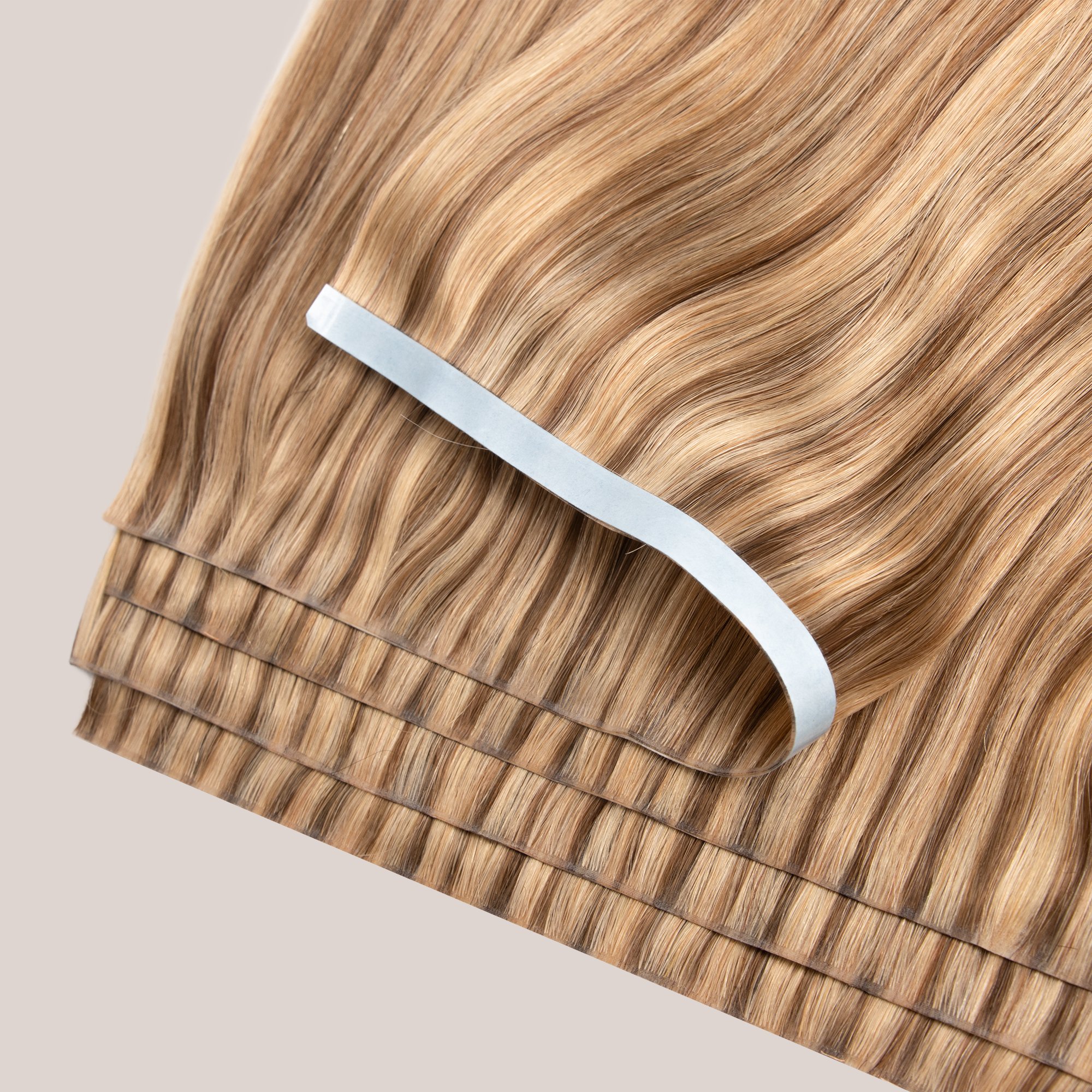 Long Tape Weft Hair Extension Double Drawn 13A Invisible Tape in Human Hair Extension