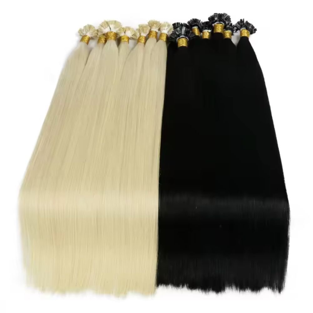 Wholesale Water Kinky Curly Itip Human Hair Extension Micro Link Ktip Hair Extensions Human Hair Extension