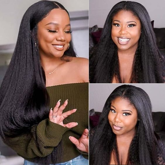 10A Grade Kinky Straight Remy Hair Bundles Yaki Human Hair Weave Cuticle Aligned Raw Virgin Hair Extensions