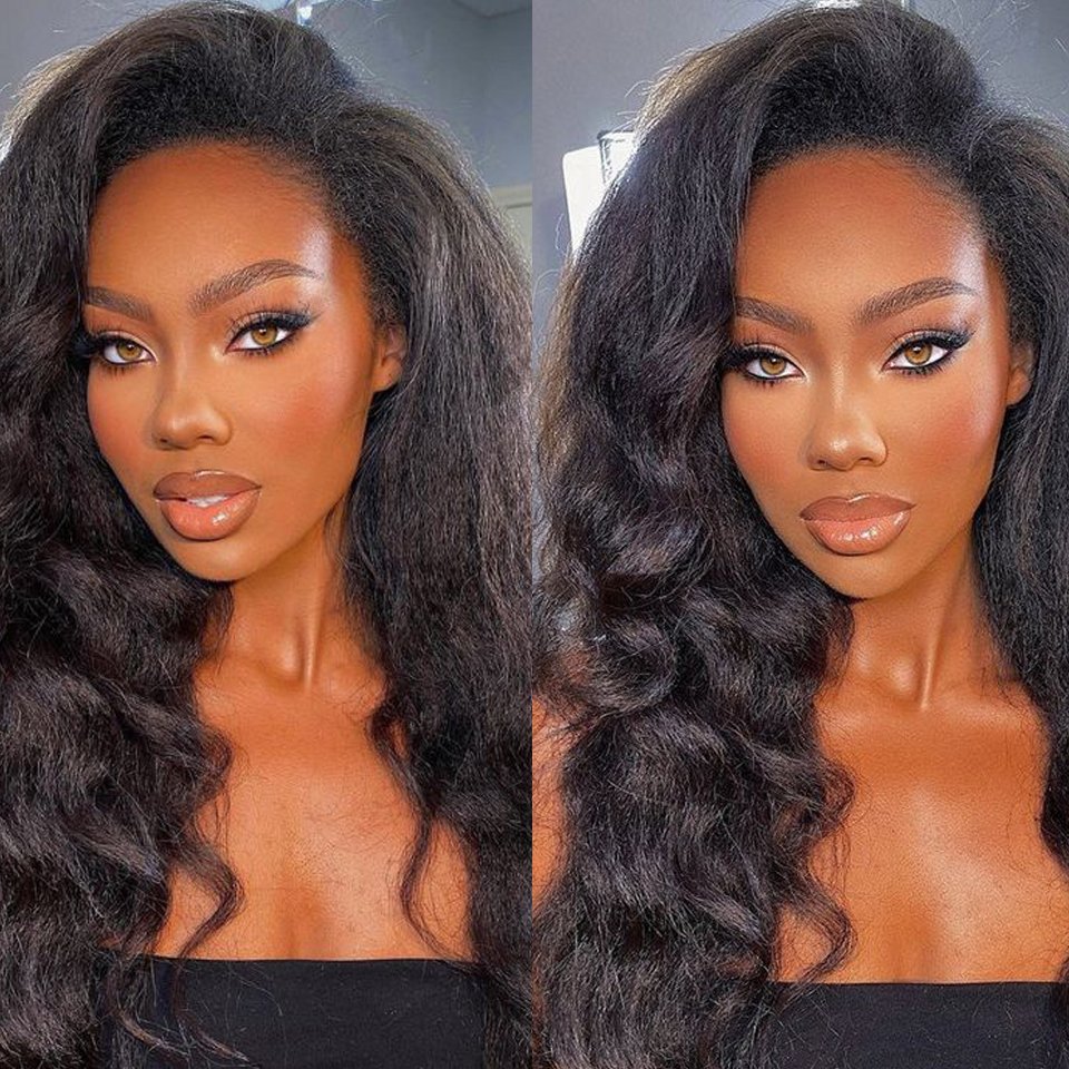 10A Grade Kinky Straight Remy Hair Bundles Yaki Human Hair Weave Cuticle Aligned Raw Virgin Hair Extensions