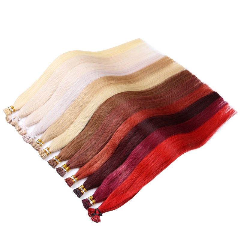 16" 18" 20" 22" 50strands/pack Salon Professional Quality 100% Cuticle Correct Virgin Remy Keratin I tip Human Hair Extensions