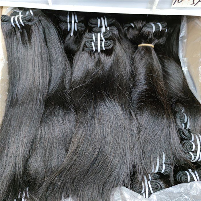 Letsfly Fast Shipping Straight Bundles 9A Grade Human Hair Brazilian Remy Hair Extensions Natural, Mix Brown Colors Hair Weave
