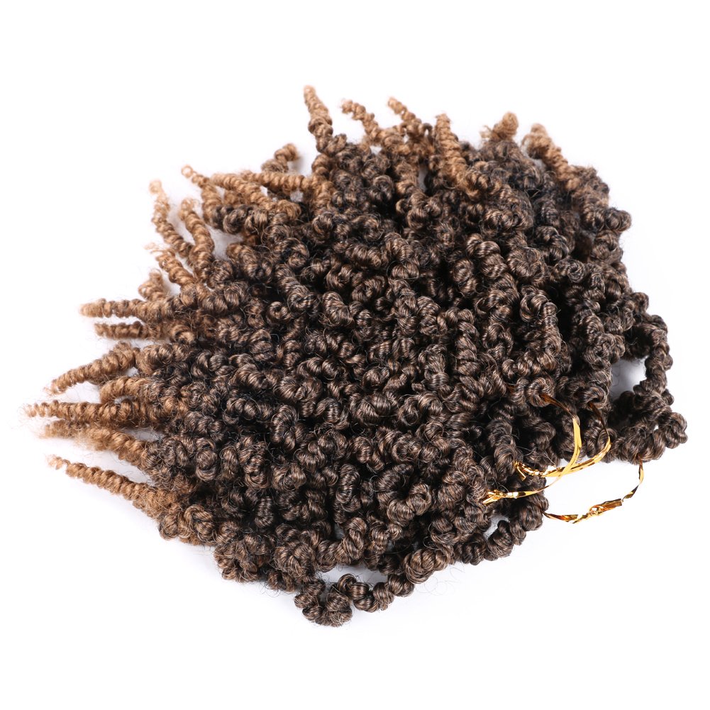 Hot sell Pre-looped Pre-twisted Spring Twist Hair for Bob Spring Twists Short passion Curly Bomb Twist Braiding Hair Extensions