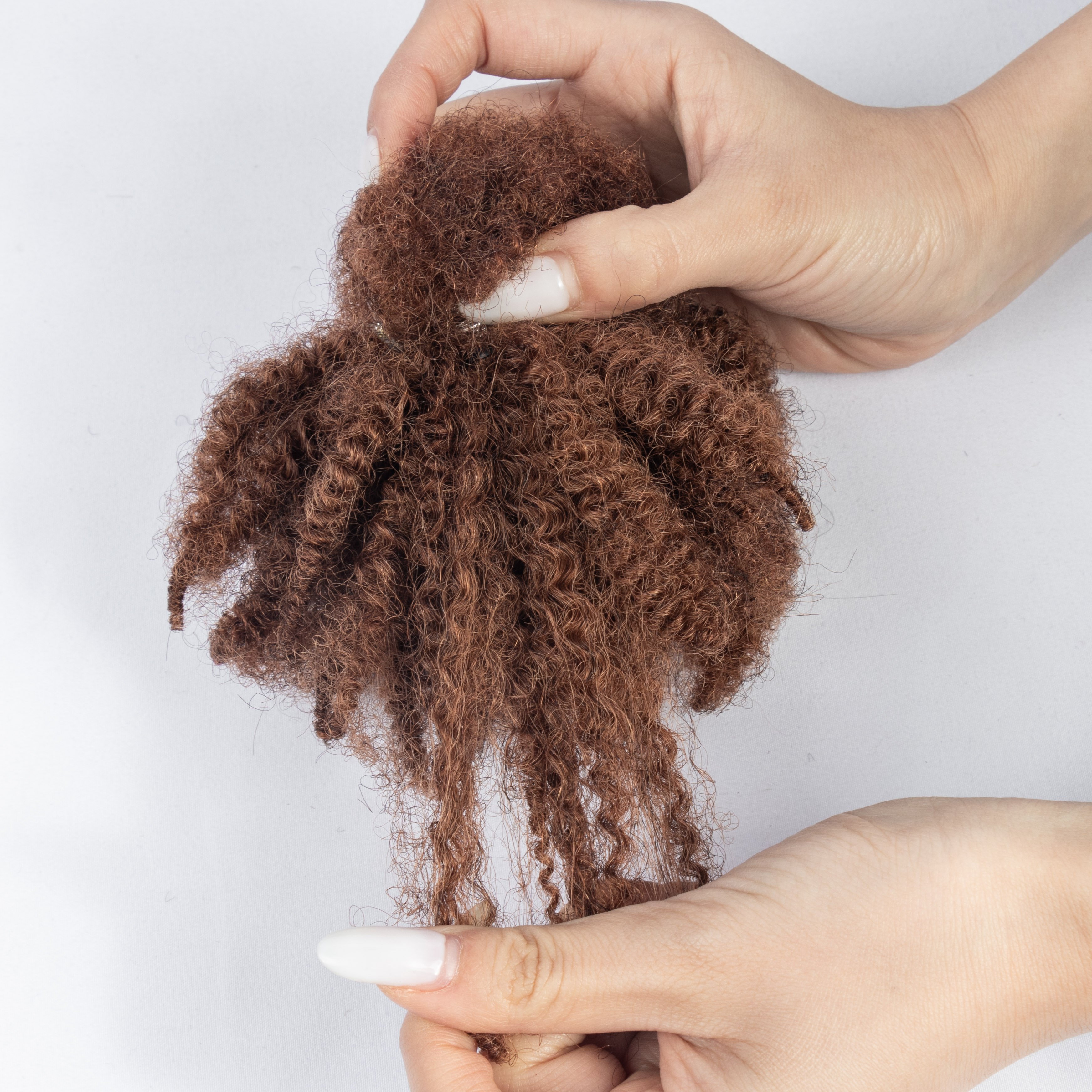 Unprocessed 100% Brazilian Virgin Human Hair Bulk Afro Kinky Human Hair Bulk For Dreadlocks