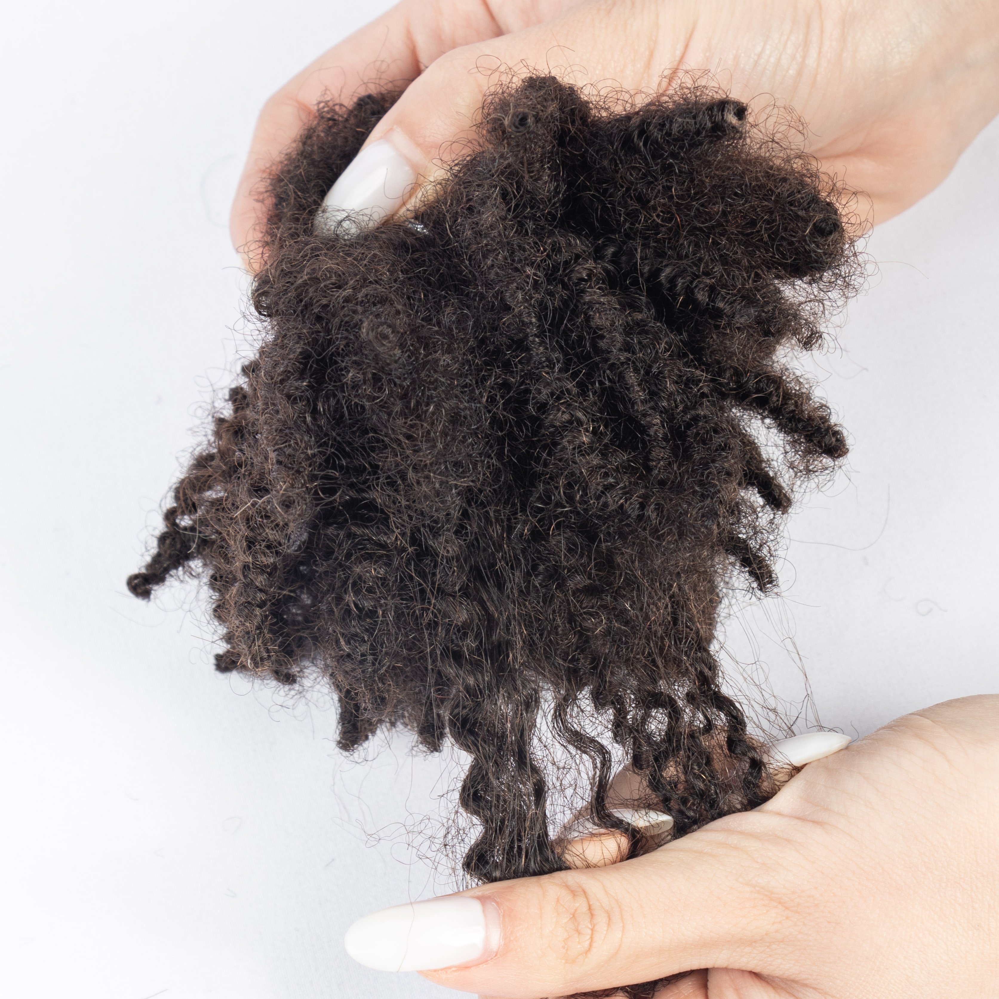 Unprocessed 100% Brazilian Virgin Human Hair Bulk Afro Kinky Human Hair Bulk For Dreadlocks