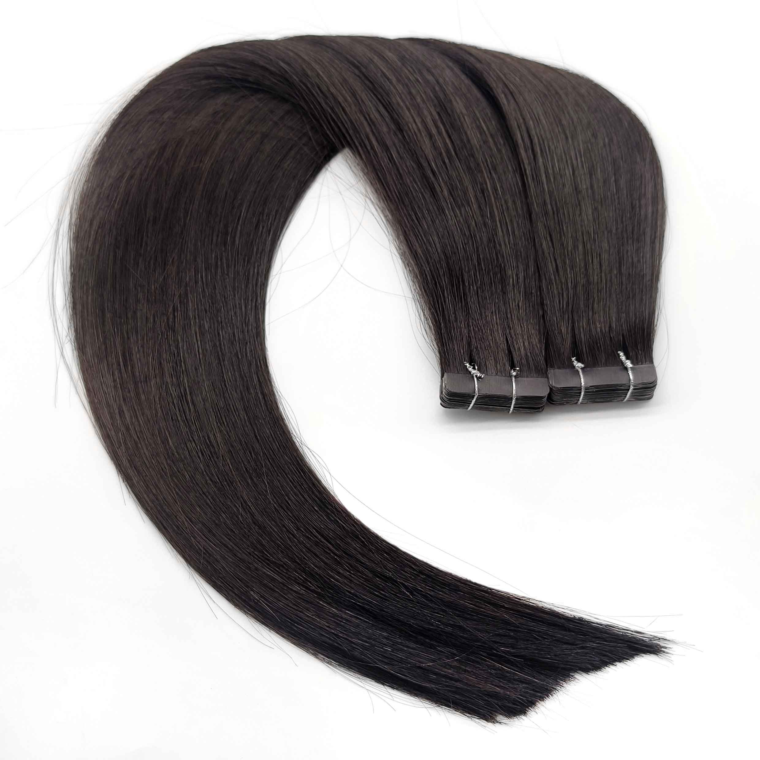 Wholesale price Virgin natural hair extensions tape balayage pu tape in tape in extensions human hair extension
