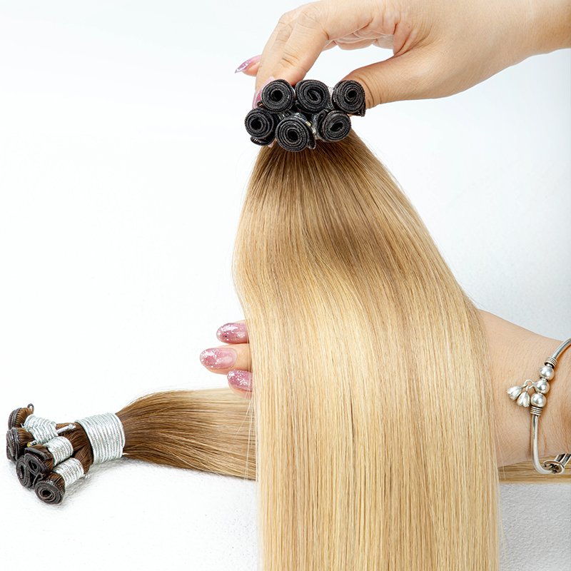 Leshine New Design Genius Wefts handtied wefts Invisible Genius Weft Human Hair Extensions Vendors