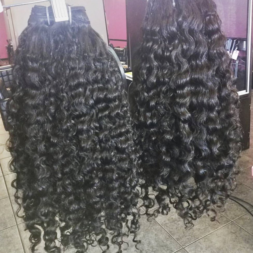 wholesale Raw Vietnamese human hair extension raw indian hair Burmese Curl