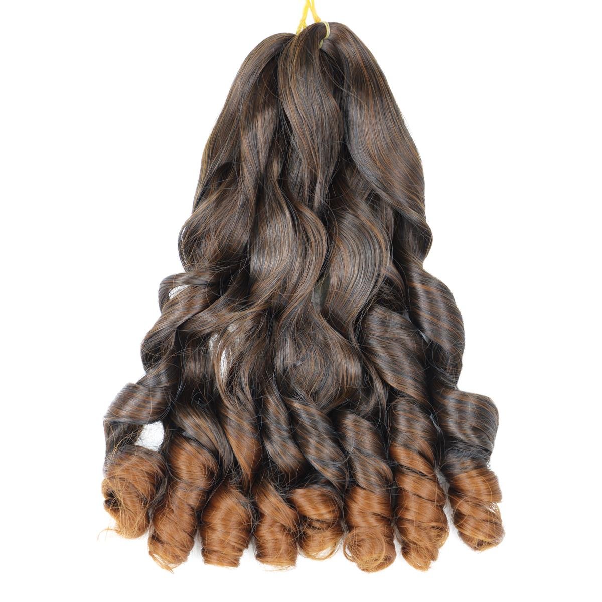 Loose wave 22inch Wholesale Synthetic Spiral Curl Wavy Braiding Hair French Curls Braids Extensions 150g Curly Hair for Braiding